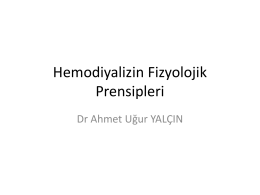 Ahmet Uğur YALÇIN - Nefroloji Kış Okulu 2015