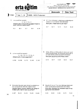 Ödev Testi