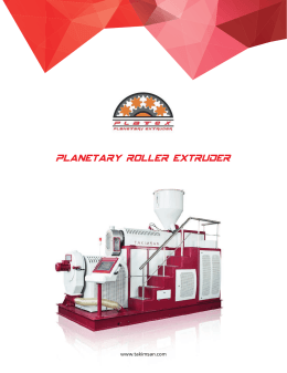 PLANETARY ROLLER EXTRUDER