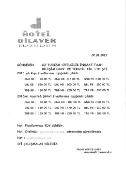 Konaklama bilgisi için tıklayınız