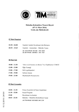 taslak program için tıklayınız.