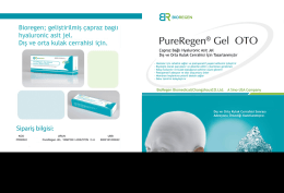 PureRegen Gel Oto Broşür
