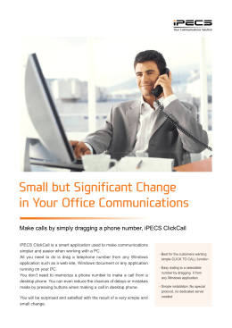 iPECS CLickCall