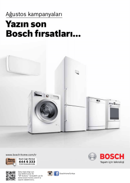 Yazın son Bosch fırsatları