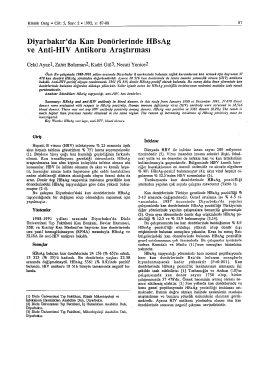 Full Text  - Klimik Dergisi