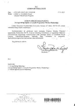 tc lızbon b&uuml;y&uuml;kel&ccedil;iliği