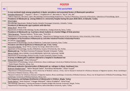 Poster and Oral Presentation List, please click