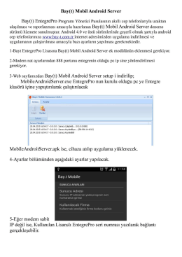 Bay(t) Mobil Android Server