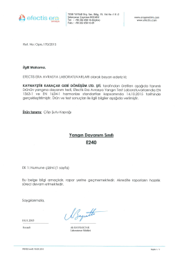 yangın sertifikası