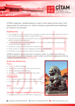 Hedeflerimiz: Araştırma Alanlarımız