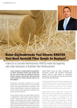 KRATOS Yeni Nesil Sentetik Fiber Donatı ile Başlıyor!