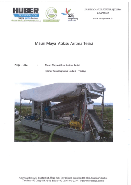 Mauri Maya Atıksu Arıtma Tesisi