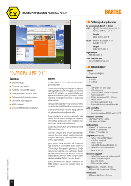 POLARIS Panel PC 19.1"
