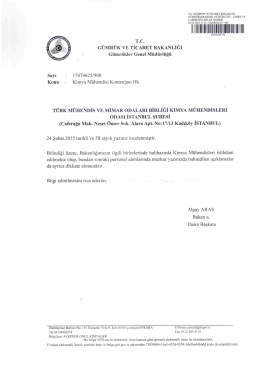 T.C. - Kimya Mühendisleri Odası