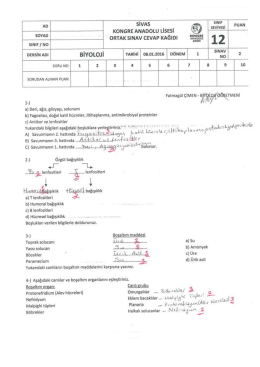 Biyoloji 12 - 2 - MERKEZ