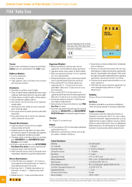 FiXA&reg; Kaba Sıva