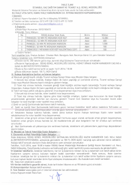 ihale ilanı istanbul gaz dağıtım sanayi ve ticaret a.ş. genel