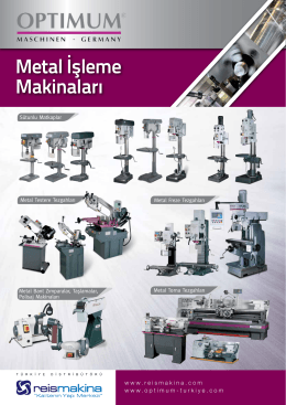 Metal İşleme Makinaları