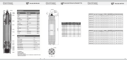10" DALGıç MOTORLARI 1 oil DALGıç MOTORLARI (sTANDART