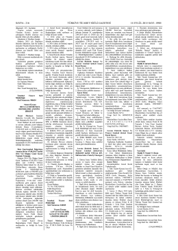 Ticaret Sicil Gazetesi Sayfa 8905