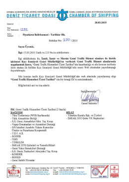 1) cHAMBER oF sHıPPıNG