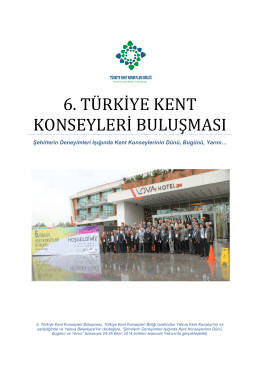 raporu okumak için tıklayınız - Türkiye Kent Konseyleri Birliği