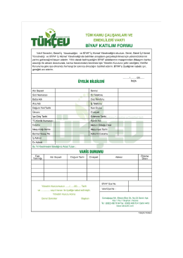 T&Uuml;M KAMU &ccedil;ALışANLARı vE EMEKLİLERİ vAKFı
