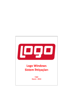 Logo Windows Sistem İhtiyaçları