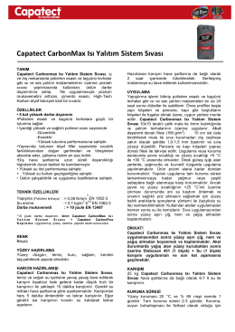 Capatect CarbonMax Isı Yalıtım Sistem Sıvası