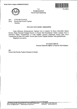 pdf olarak kaydet - Diyanet-Sen