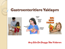 Gastroenteritlere Yaklaşım