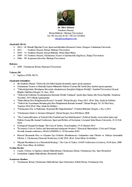 Dr. İdris Akkuzu - Maltepe &Uuml;niversitesi