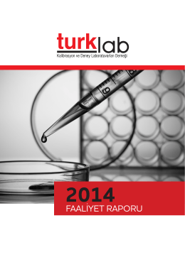 TURKLAB 2014 yılı Faaliyet Raporu