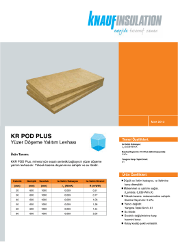 Teknik Bilgi Föyü - Knauf Insulation