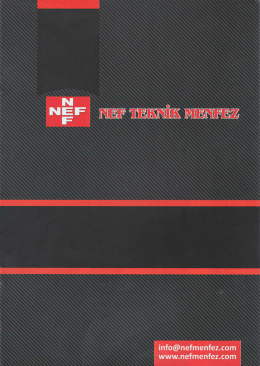 katalog - nef teknik menfez