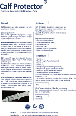 Calf Protector - &Ccedil;ELİK VETERİNER LTD