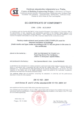 . Centrum stavebniho inienyrstvi a.s. Praha,