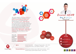 Online CV - Erencan Acar