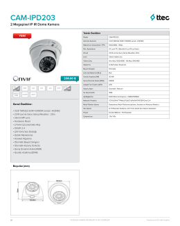 CAM-IPD203 - Ttec Güvenlik Kameraları