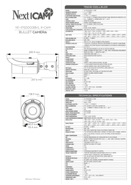 ye-ıp50000bvl x-cam teknik şartname