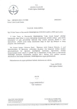 Lider &Ccedil;ocuk Kapmpı Uygulaması - &Ouml;ğretmen Ayfer Doğruol İlkokulu