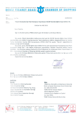 Filipinli Denizciler İ&ccedil;in Gemide Eğitim Kayıt Defteri 4 Sayfa PDF