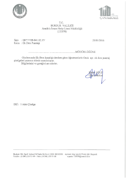 okulumuzdaki ek ders ve belletici öğretmen puantajları