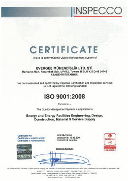 ISO-9001 - Evergee