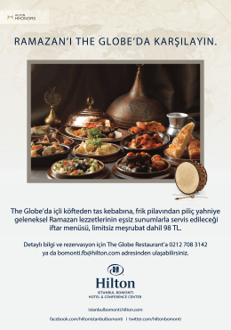 Hilton Istanbul Bomonti Ramadan Offer