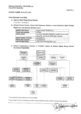 2015 Eyl&uuml;l Faaliyet Raporu