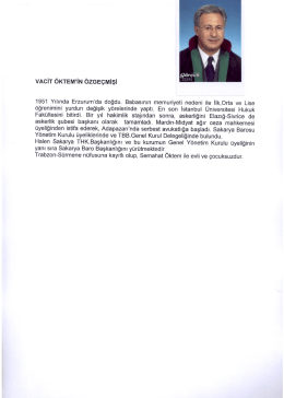 vAciT öKTEıvı`íN özGEçııııişi