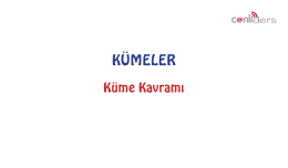 KÜMELER - canliakademi.com