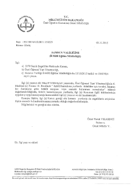 İlgili genelgeye buradan ulaşabilirsiniz