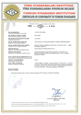 TÜRK sTANDARDLARı ENsTiTüsü_ TURK